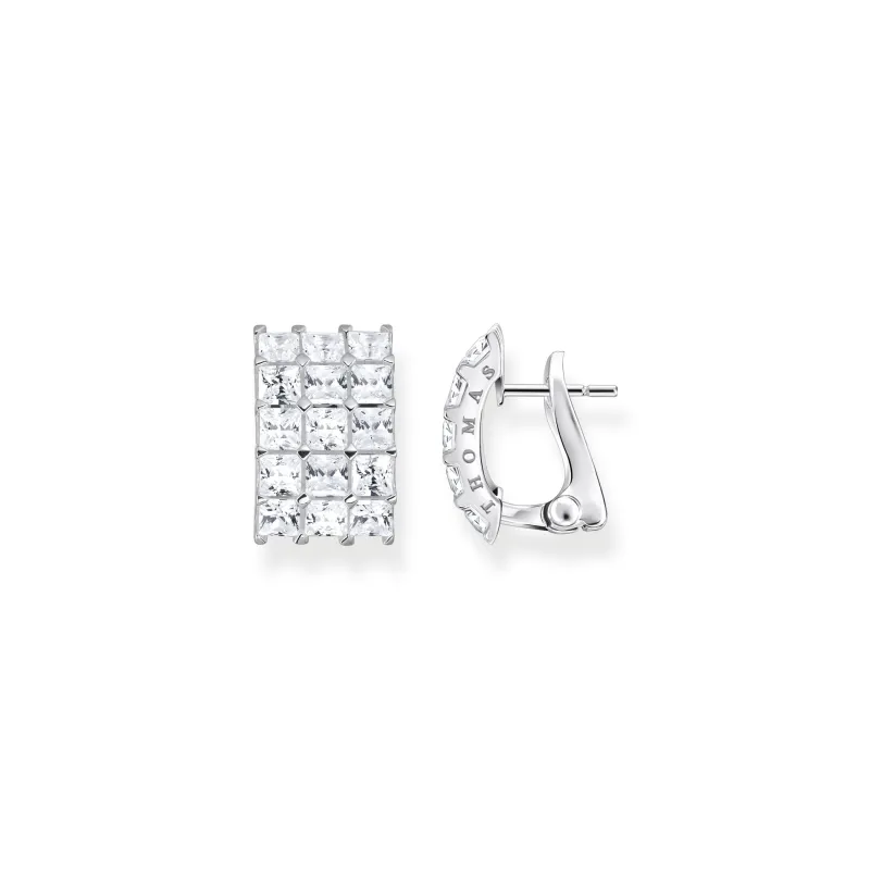 Öronklämma vit stenar pavé silver – H2199-051-14>Thomas Sabo Online