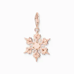 Snöflinga med vita stenar roséguld – 1903>Thomas Sabo
