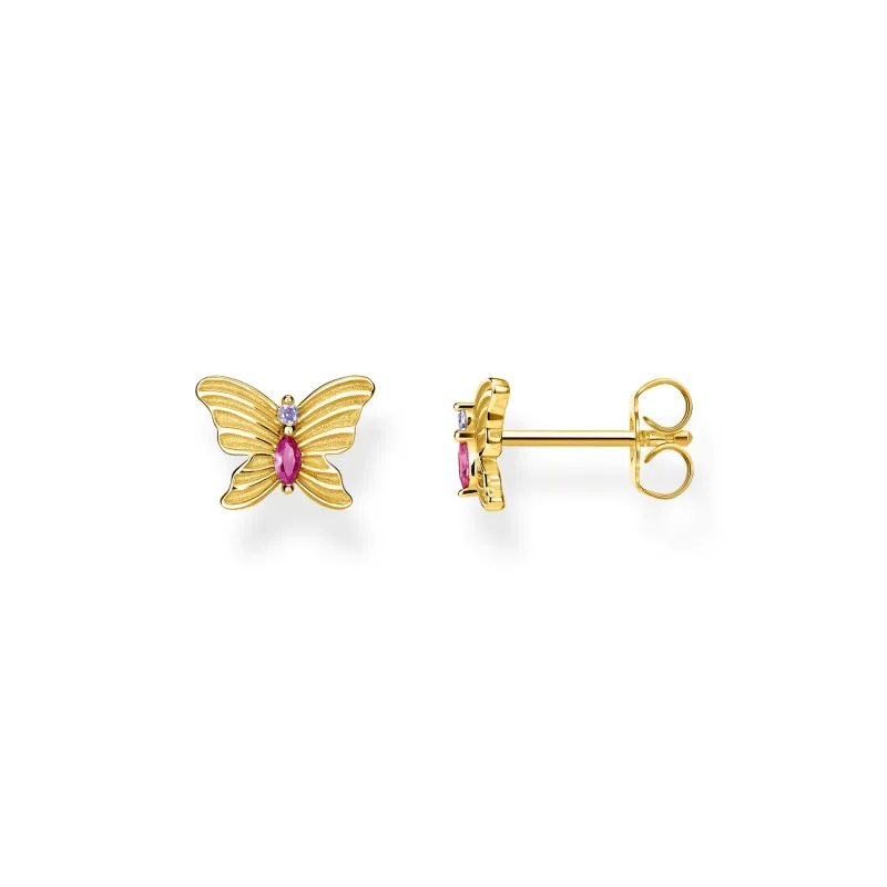 Stiftörhängen Fjäril Guld – H2100-995-7>Thomas Sabo Outlet