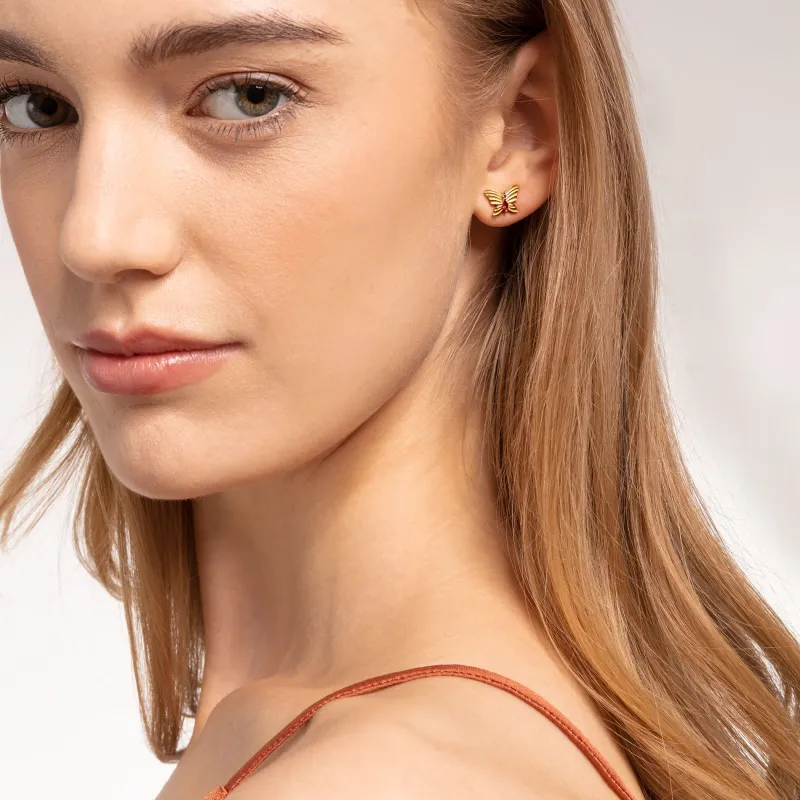 Stiftörhängen Fjäril Guld – H2100-995-7>Thomas Sabo Outlet