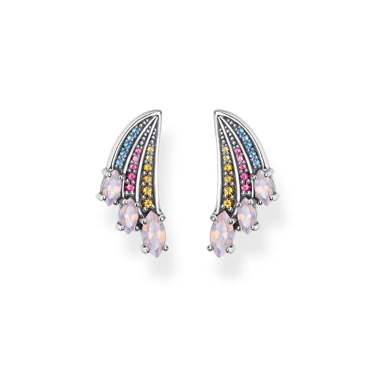 Stiftörhängen Färggrann Kolibri, Vingar Silver – H2101-348-7>Thomas Sabo Clearance