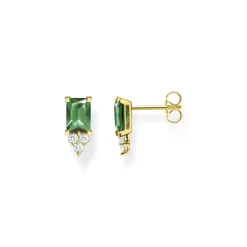 Stiftörhängen Grön Sten Guld – H2173-971-6>Thomas Sabo Sale