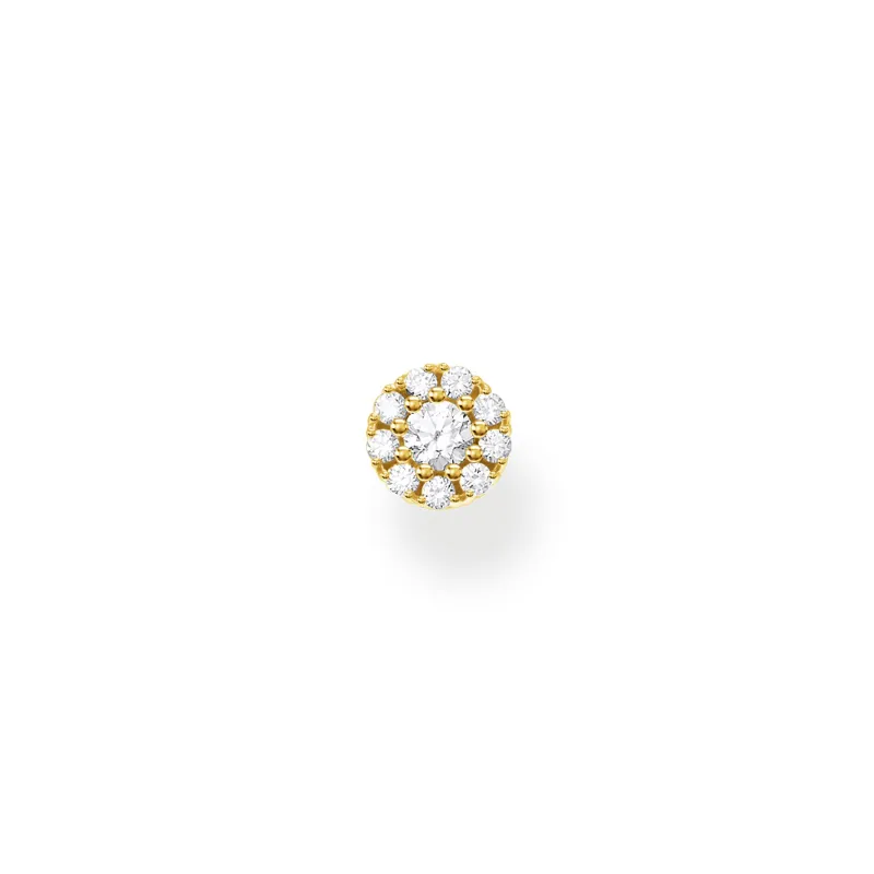Stiftörhängen Individuellt Vita Stenar Guld – H2141-414-14>Thomas Sabo Hot