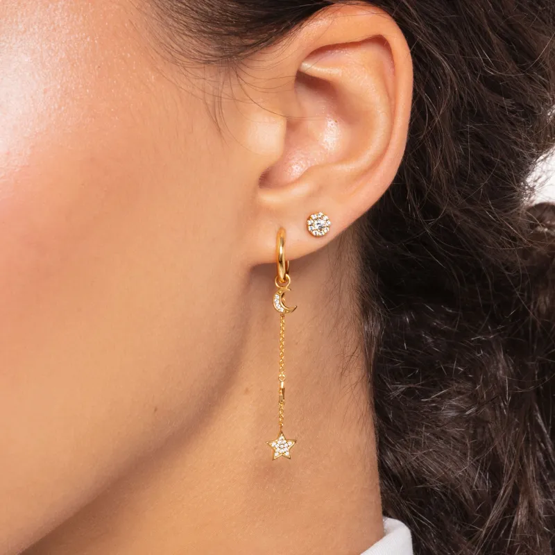 Stiftörhängen Individuellt Vita Stenar Guld – H2141-414-14>Thomas Sabo Hot