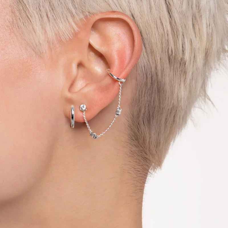 Stiftörhängen individuellt vit sten silver – H2136-051-14>Thomas Sabo Hot