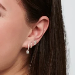 Stiftörhängen individuellt nyckel vit stenar silver – H2220-051-14 (MEGA KAMPANJ)>Thomas Sabo