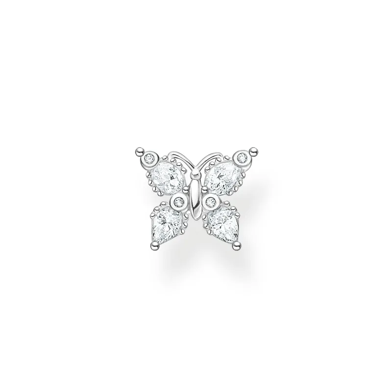 Stiftörhängen Individuellt Fjäril Vita Stenar Silver – H2195-051-14>Thomas Sabo Discount