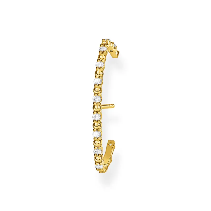 Stiftörhängen Individuellt Vita Stenar Guld – H2155-414-14>Thomas Sabo Discount