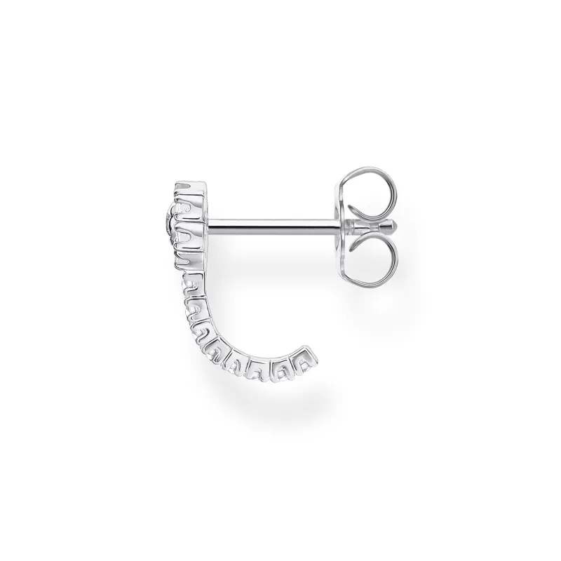 Stiftörhängen Individuellt Vita Stenar Silver – H2161-051-14>Thomas Sabo