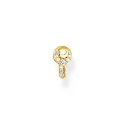 Stiftörhängen individuellt nyckel vit stenar guld – H2220-414-14 (MEGA KAMPANJ)>Thomas Sabo Sale