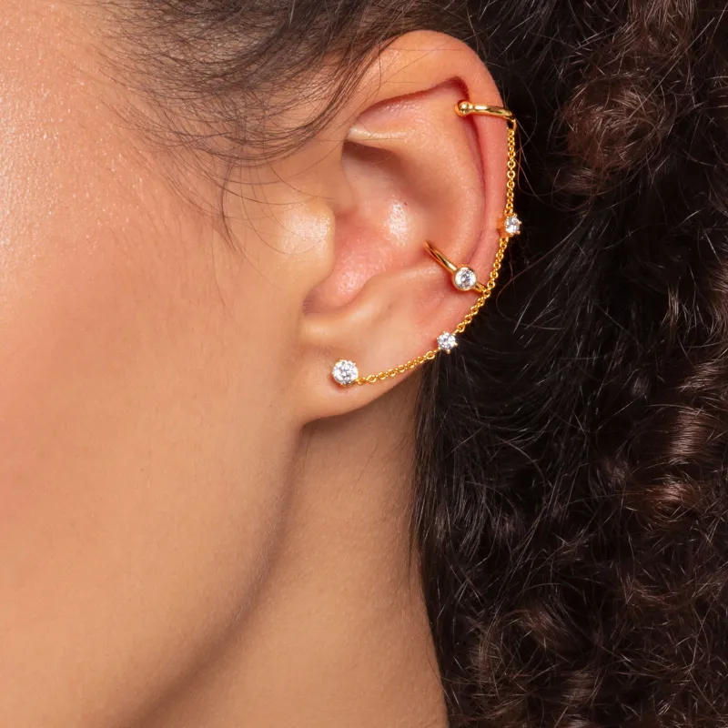 Stiftörhängen individuellt vit sten guld – H2148-414-14 (MEGA KAMPANJ)>Thomas Sabo Online