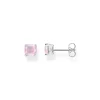Stiftörhängen Opalfärgad Sten Rosa Skimrande Silver – H2104-699-7>Thomas Sabo Online