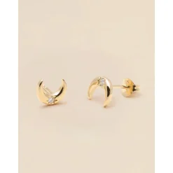 YLVA LI Diamond Moon – Gold 8741>Örhängen Outlet