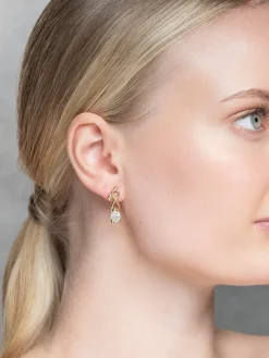 YLVA LI Edda Crystal – Guld>Örhängen Outlet