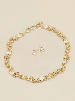 YLVA LI Embla Avantgarde Crystal – Guld>Halsband Discount