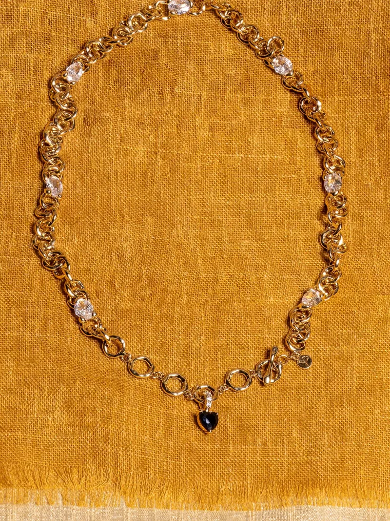 YLVA LI Embla Avantgarde Crystal – Guld>Halsband Discount