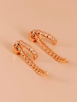YLVA LI Mademoiselle Crystal Rosé 6053>Örhängen Best