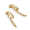 YLVA LI Mademoiselle Crystal Guld 6052>Örhängen New