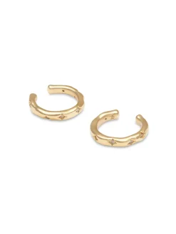 YLVA LI Petite Bertha Cuff Light Champagne Guld 6041>Örhängen Best