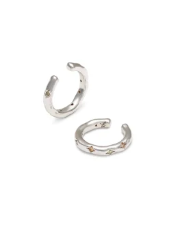 YLVA LI Petite Bertha Cuff Light Champagne Silver 6042>Örhängen Discount