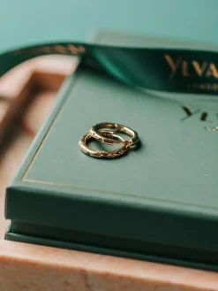 YLVA LI Petite Bertha Light Champagne Guld 6031>Örhängen Best