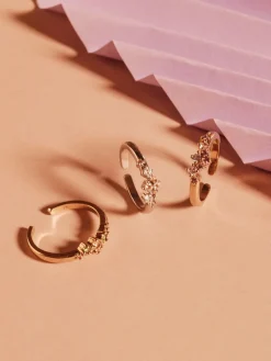 YLVA LI Petite Meadow Ring Peridot – Guld>Ringar