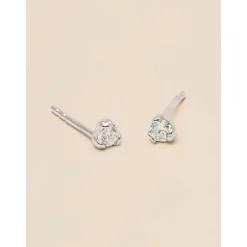YLVA LI Signature Stud Diamond 2,9mm – Silver 8624>Örhängen