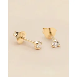 YLVA LI Signature Stud Diamond Örhängen 2,9mm – Gold 8623>Signature Diamond Collection Clearance