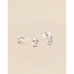 YLVA LI Stud Diamond Örhängen – Silver 8662>Signature Diamond Collection Clearance