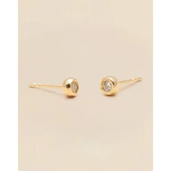 YLVA LI Stud Diamond Örhängen – Gold 8661>Signature Diamond Collection Sale