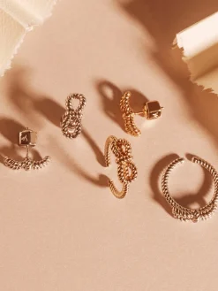 YLVA LI Yves Bow Ring Silver 3041><noscript><img width=