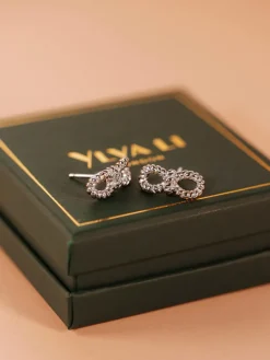 YLVA LI Yves Stud Örhängen Silver 6101> Hot